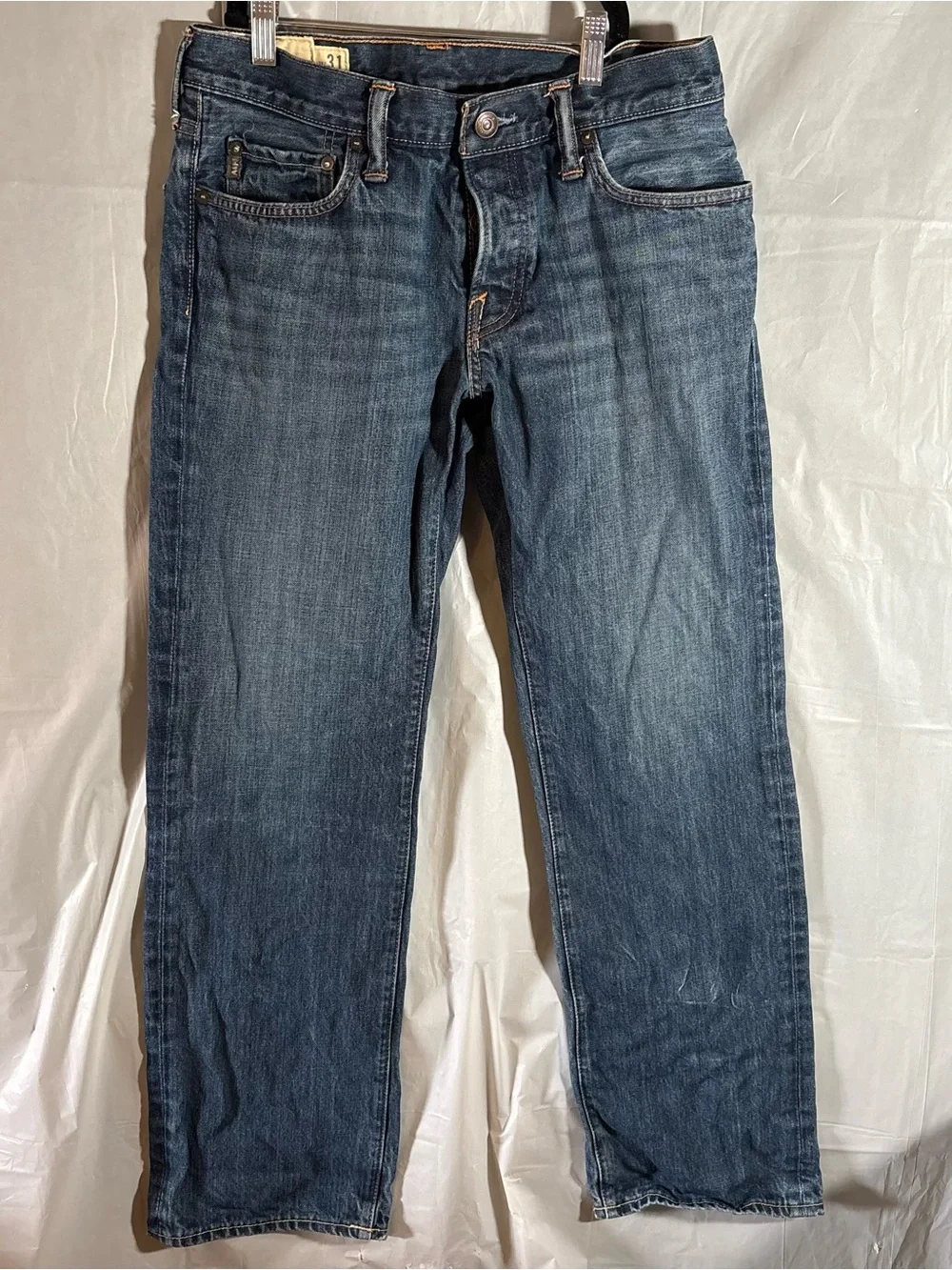 Abercrombie & Fitch Jeans Men’s 31x30 Blue 90s Classic Straight Button Fly Dark